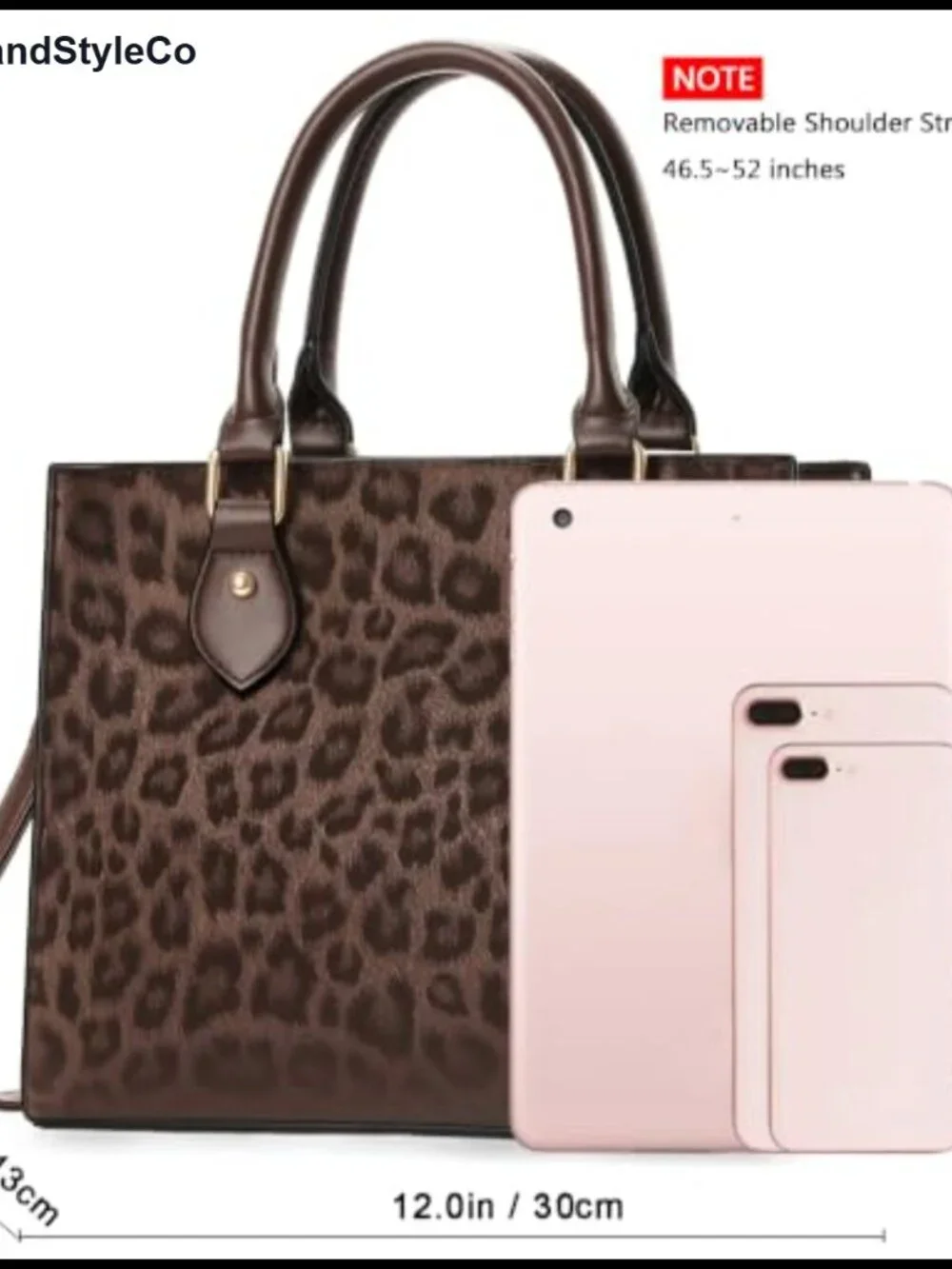 Women's PU Leather Satchel Handbag with Crossbody Strap & Tote Handle,